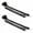 MultiColor, variant on Standard 2 Point Black Retractable Bucket Seat Belt Kit for 1955-1957 Chevy Bel Air - 2 Belts