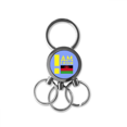 thumbnail image 1 of Soy de Malawi Llavero de metal de acero inoxidable Llavero Anillo de cadena Llavero, 1 of 3