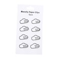 thumbnail image 1 of koolsoo 8x Large Paper Clips Accessories Metal Stationery for Invitation Card Party File The Clouds, 1 of 7