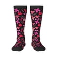 thumbnail image 1 of Balery Various pink and red Bow knots Calcetines novedosos Calcetines deportivos Calcetines hasta la rodilla Calcetines de algodón Calcetines originales y geniales, 1 of 6