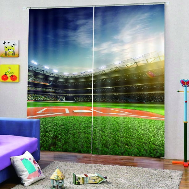Cortinas opacas para dormitorio Soledad Cortinas de ventana de impresión 3D