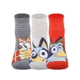 thumbnail image 4 of Bluey Holiday Girls Ankle Sock 3-Pack Gift Box Set, Small, 4 of 6