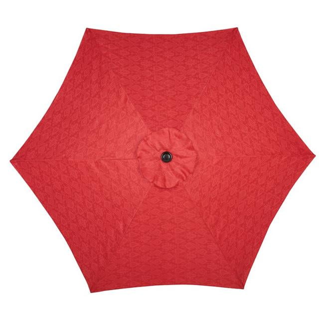Living Accents 8660326 9 ft. Tiltable Red Patio Umbrella