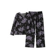 thumbnail image 3 of MINTREUS Women's Pajamas Long Sleeves Tops and Long Pants Set Oversized 2 Pajamas Sets, 3 of 9