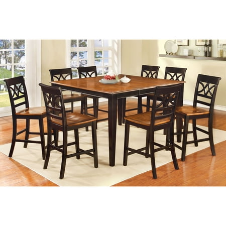 Furniture Of America Seaberg Country 9 Piece Counter Furniture Of America Seaberg Country 9 Piece Counter