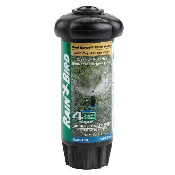 Rain Bird 1225/DSFS Pop-Up Sprinkler Head, 15' Spray Radius