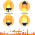 thumbnail image 4 of Led Flame Light Bulb, 4 Modes Flickering Light Bulbs, E26/e27 Base Flame Bulb, Christmas, 4 of 4