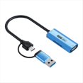 thumbnail image 2 of USB3.0&USB-C 1080P 4K30Hz Video Capture Docking with PD3.0 Power Supply for Versatiled Device Compatibility,1 * USB-C Video Capture Docking,Blue, 2 of 8