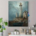 thumbnail image 4 of Nautical Lighthouse Canvas Print Vacation Rental Seascape Wall Decor, 4 of 8