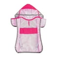 thumbnail image 1 of Dog Raincoat with Transparent Hood and Reflective Features for Outdoor, 1 of 4
