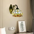 thumbnail image 4 of ToppiJoy Tiffany Wall Sconce with Baroque Design, Dimmable Wall Lamp for Living Room, Dining Room, and Bedroom, Elegant Home Decor, 4 of 11