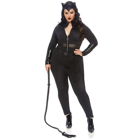 Plus Size Sultry Supervillain Costume