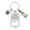 KeyringSilver, variant on Wholesale Keychains - In Stock Stainless Steel Bottle Opener with Wine Glass Design Father's Day Gift - Metal Engraved Keychain