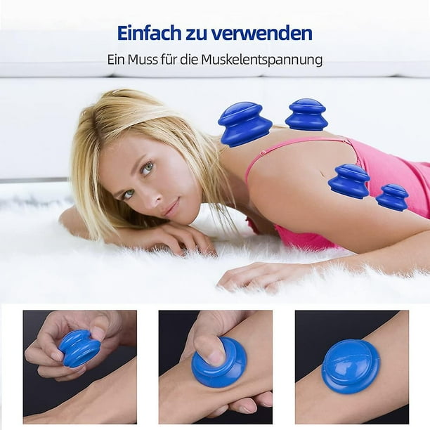 Juego De Terapia De Ventosas Profesional Copa Anti Celulitis Ventosas De Silicona Ventosas De Masaje Relajacion Muscular Relajacion Del Dolor Y Alivio Del Estres. Afortunado Sencillez Walmart en linea
