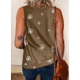 thumbnail image 4 of Biucly Blusa sin mangas con cuello redondo para mujer, informal, suelta, sin mangas Zhivalor HMYH047-6, 4 of 4