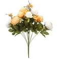 thumbnail image 2 of Paquete de 1 flores falsas Vintage peonía artificial flores de seda boda decoración del hogar Namotu CZJJ-HQ91-5, 2 of 3