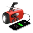 thumbnail image 1 of Batería externa Crank Radio Trokphy 2000 mAh con células solares y flash, 1 of 7