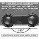 thumbnail image 4 of 16 piezas Serrure de Sécurité pour Bébé Enfant Auto-Adhesives Verrou Porte de Placard Étanchéité de Sécurité pour Armoires de Cuisine Tiroirs Fours Frigo Toilette (Noir), 4 of 5