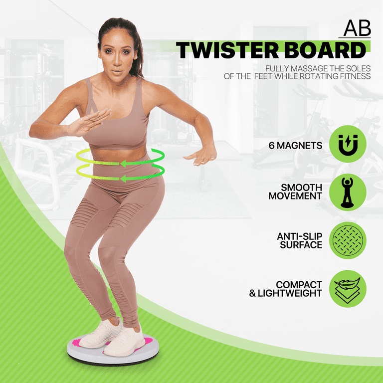 Magshion Ab Twister Board, Waist Twisting Disc with Magnets