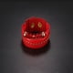 thumbnail image 2 of Accesorios de joyería con remaches de pulsera de cuentas acrílicas de terciopelo para mujer y niña de moda (rojo), 2 of 3