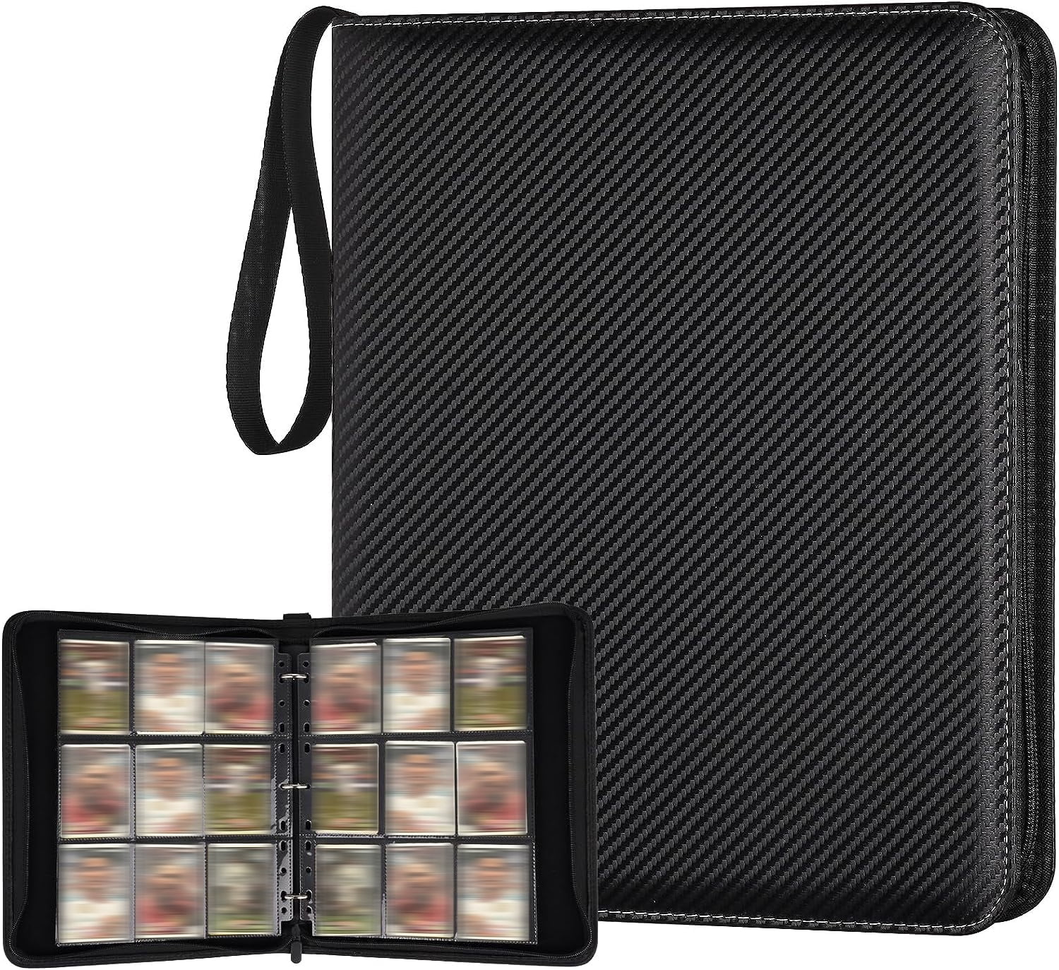 card binder sleeves walmart 9 Pocket Page Protector, Trading Card Sleeves Pages Card Binder Double-sided Baseball Card Sheets for Standard Size Cards, Coupon, Sport Cards, Game