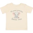 thumbnail image 3 of Inktastic My Great Grandpa Loves Me Elephant Boys or Girls Baby T-Shirt, 3 of 5