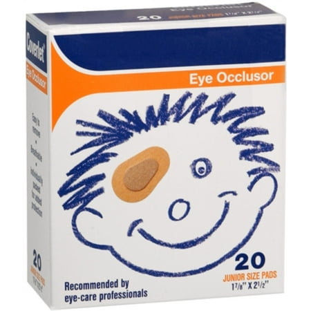 Coverlet Eye Occlusor Pads Junior 1-7/8 Inches X 2-1/2 Inches 20 Each (Pack of 3)