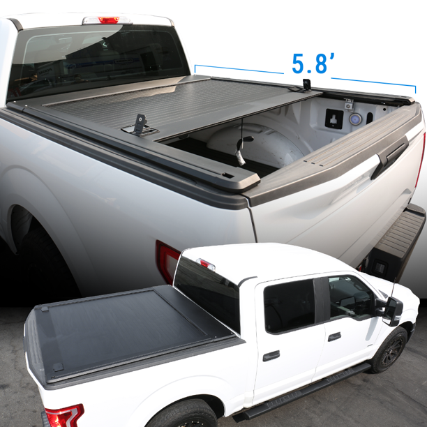 Syneticusa Off Road Rack Ready Aluminum Retractable Tonneau Cover For For 2014 2021 Silverado Sierra 1500 5 8 5 8ft Short Truck Bed Cargo Low Profile Waterproof Walmart Com Walmart Com
