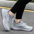 thumbnail image 4 of NOKIO Women's Wide Toe Box Road Running Shoes Wide Athletic Tennis Sneakers with Rubber Outsole Summer Comfortable Lightweight Walking Shoes Mesh Breathable Shoes Anti Slip Sports Shoes, 4 of 5