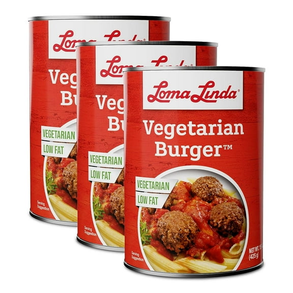 Loma Linda - Plant-Based - Vegetarian Burger (15 oz.) (Pack of 3)
