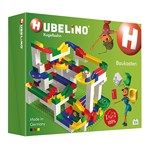 Hubelino Marble Run - 200-Piece Big Building Box - The Original! Made in Germany! - Certified and Award-Winning Marble Run - 100% Duplo Compatible | Walmart Canada