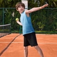 thumbnail image 5 of UACY Teen Boys Summer Tank Tops, Casual Loose Fit Crewneck Sleeveless Shirts, Soft Basic Athletic Tees for Kids (Sky Blue, 5-6 Years), 5 of 7