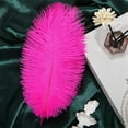 thumbnail image 2 of NOGIS Rose Red Ostrich Feathers 8-10inch(20-25cm) 20pcs Natural Feathers for Wedding Party Centerpieces Home Decorations Dream Catchers DIY Feathers, 2 of 7