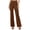 Brown, variant on Womens Travel Pants High Waisted Wide Leg Dress Pants Flowy Trousers With Back Pockets 4-Way Stretch Polyester And Spandex Fabric For Business Casual L Pants For Women