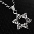 thumbnail image 5 of Unisex Hip Hop Hexagram Shape Pendant Necklace Chain Fashion Jewelry Accessory, 5 of 5