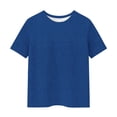 thumbnail image 3 of Top de Manga Larga de la Moda de los Niños de Color Sólido Cuello Redondo Suelto Y Casual Tops para el Uso Casual Diario, Interior, Regreso a Casa, Fiestas de Cumpleaños, Vacaciones, Fotografía, 3 of 5