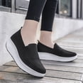 thumbnail image 5 of RotHome Orthopedic Walking Shoes for Women, Breathable Woven Slip-On Sneakers with Arch Support, Non-Slip Sole Comfortable Nursing Shoes for Standing All Day, 5 of 5