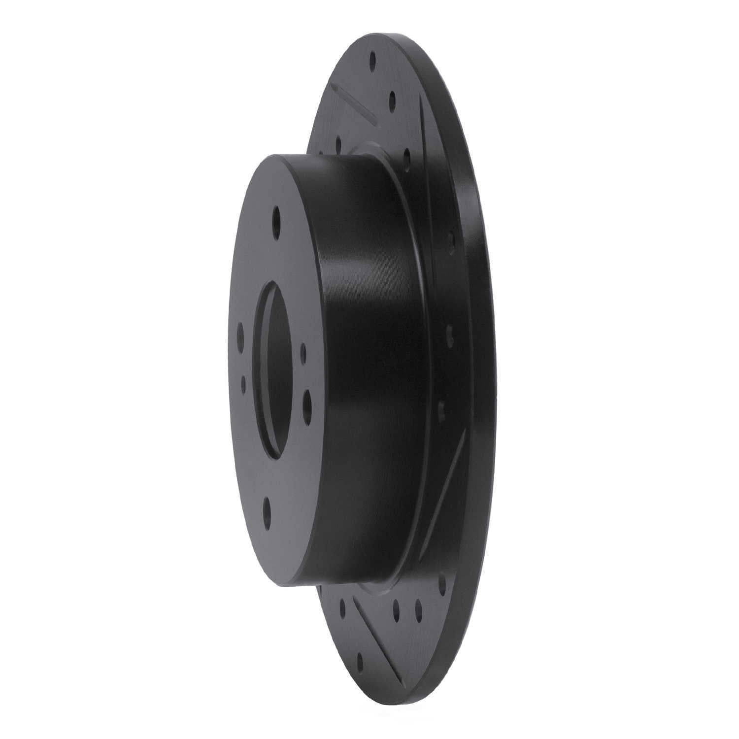 Dynamic Friction Company 633-67029R DFC Brake Rotor - Drilled And Slotted - Black