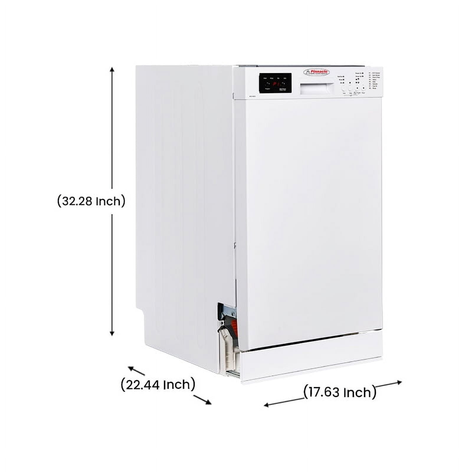 Equator18" Built in Dishwasher 10 Place8 Wash 1/2Load Sensor Wash110V E-Star