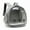 GRAY, variant on Portable Travel Small Animal Carrier Backpack Breathable Pet Bag For Guinea Pig Bird Rabbit Hedgehog Hamsters Chinchilla
