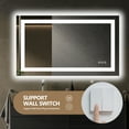 thumbnail image 2 of 48x40 Inch Frameless LED Bathroom Mirror,Smart Mirror, 2 of 6