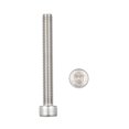 thumbnail image 1 of 1 Pieza M8 Din912-A2 Tornillo de Cabeza Hueca 304 Tornillo de Cabeza Cilíndrica de Acero Inoxidable Meterk M8x65, 1 of 7