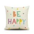 thumbnail image 3 of para Almohada Cubierta de Colchón Ropa de Cintura Patrón de Personalidad Letras Inglesas Zulema Funda de almohada, 3 of 6