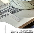thumbnail image 3 of Baluue 5-Pack White Plastic Spring-Loaded Toilet Paper Roll Holder Inserts for Bathroom Accessories, 3 of 8