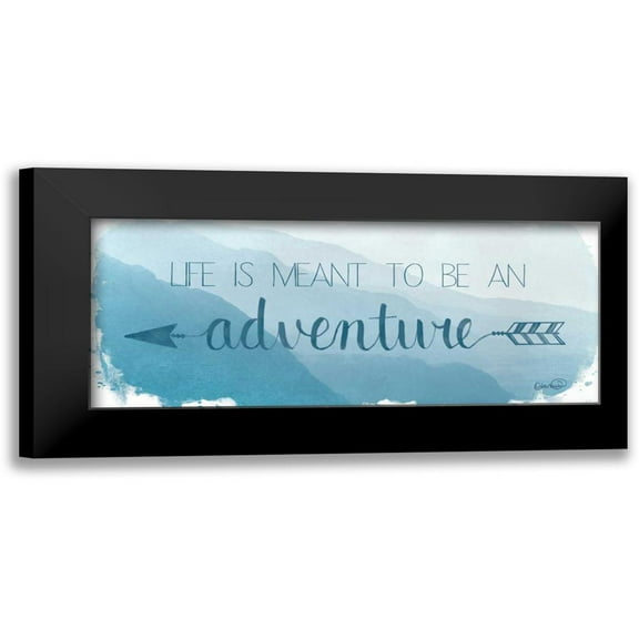 Harbick, N. 14x8 Black Modern Framed Museum Art Print Titled - Adventure