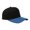 Dark blue, variant on Two‑Tone Blank Baseball Cap LSONABXA Solid Color Unstructured Curved Brim Adjustable Snapback Plain Trucker Hat Fashion Headwear For Weekend Holiday Gathering Travel Daily Wear