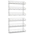 thumbnail image 2 of 3 Tier Spice Storage Rack (2 Pack) Wall Mount Shelf Storage Holder for Kitchen Bathroom Offic, Silver, 2 of 7