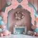 thumbnail image 4 of Adorno Navideño con Lazo Extragrande | Decoración Navideña Grande de Nailon y Licra | Blanco, Rojo, Negro, Azul y Rosa | Decoración para Interiores y Exteriores, Bodas, Fiestas y El Hogar | Adorno Fe, 4 of 6