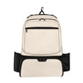 thumbnail image 2 of Colaxi Tennis Backpack Pickleball Bag Large Outdoor Sport Bag Lightweight Racquet Carrying Bag Pickleball Backpack Tennis Racket Bag Beige, 2 of 8