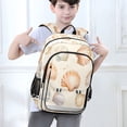 thumbnail image 6 of FORMRS School Backpack 17" Student Travel Bag with Laptop Compartment, Beige Seashell, 6 of 7